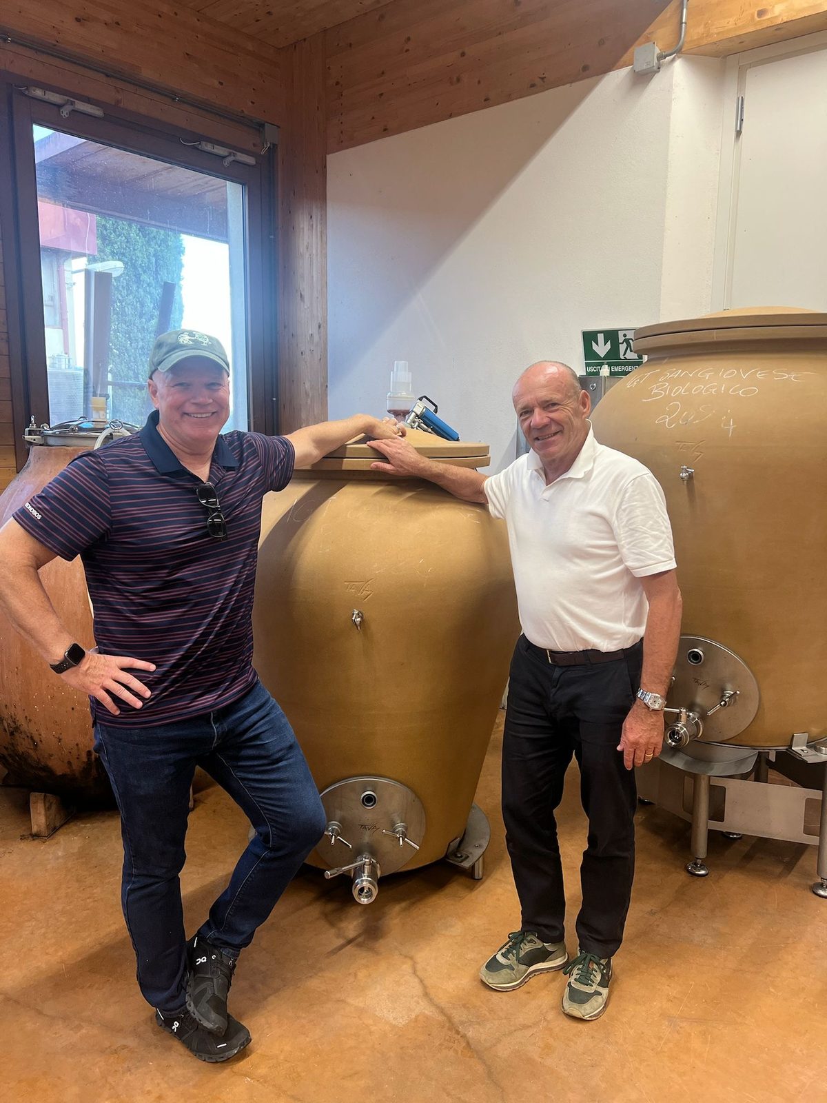 Andrew & Fabio Tassi - Winery Owner, wine merchant, restauranteur and old friend :)